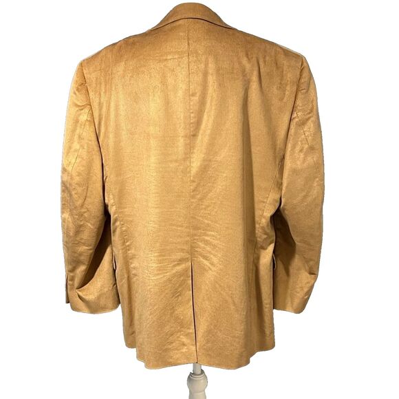 Jos A Bank Men’s Tan Corduroy Blazer Academia Professor Office Casual Size 46R - Picture 4 of 7